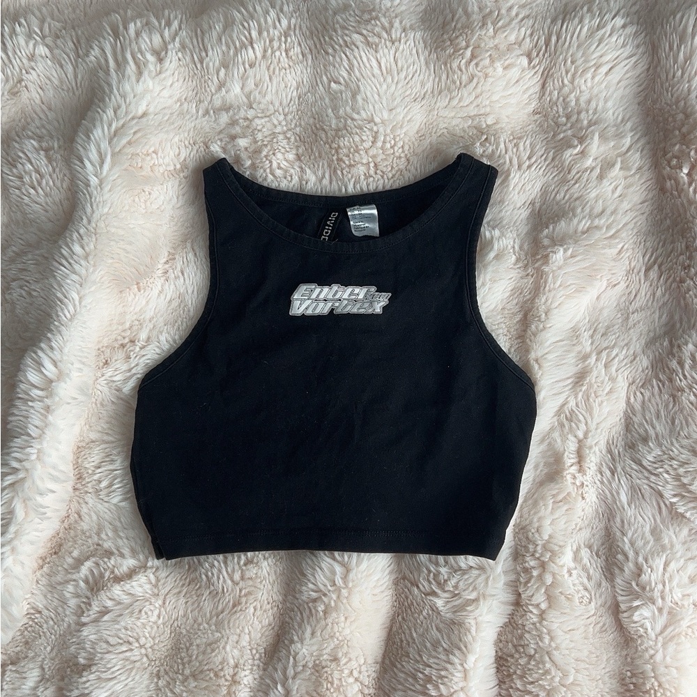 Black Crop Top